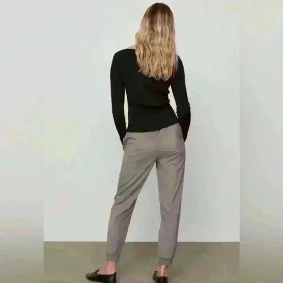 Zara Faux Suede Jogging Pants Women’s size small - Picture 13 of 13